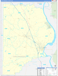 girardeau cape mo county zip code maps map basic